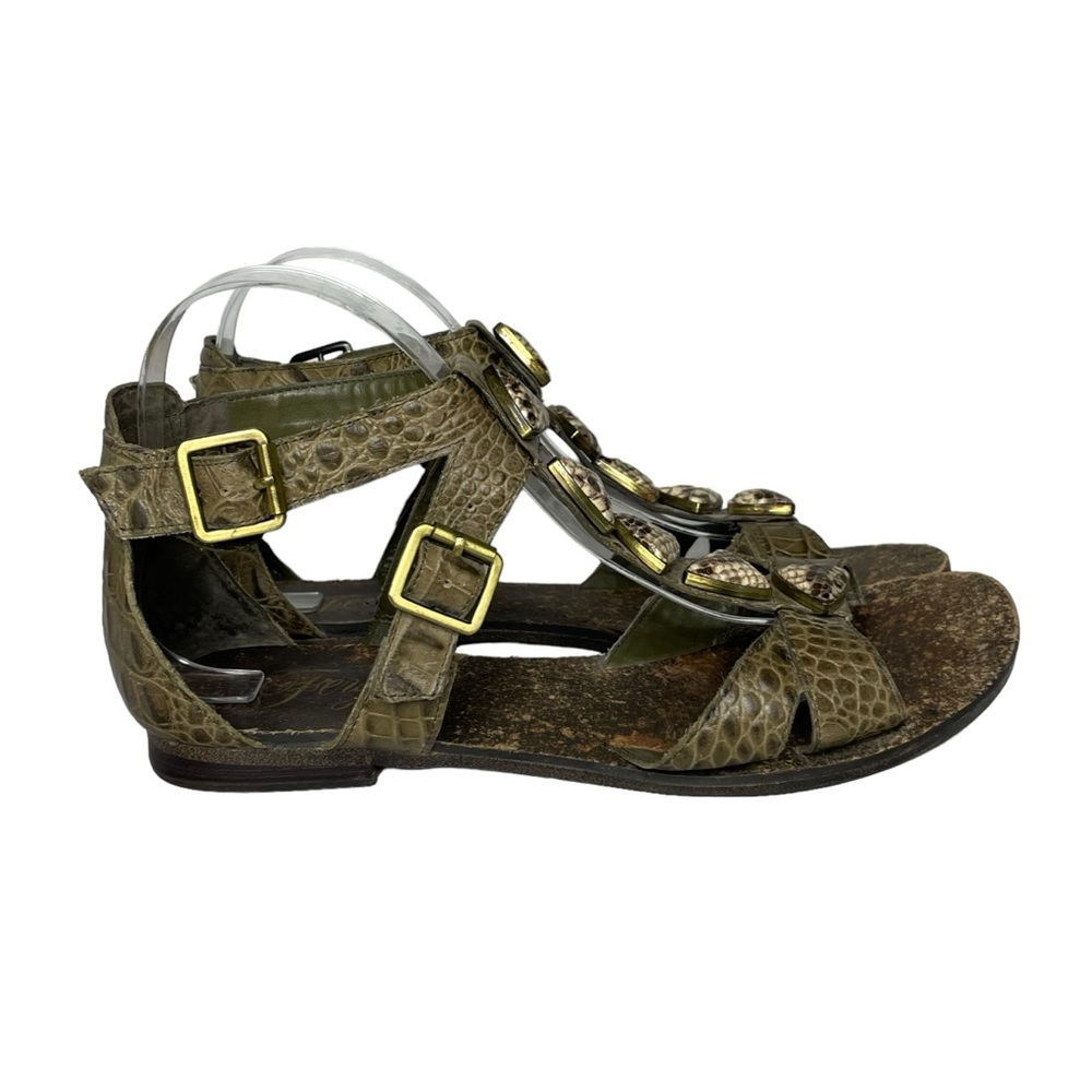 Fergie 8 Farrow gladiator sandals olive green